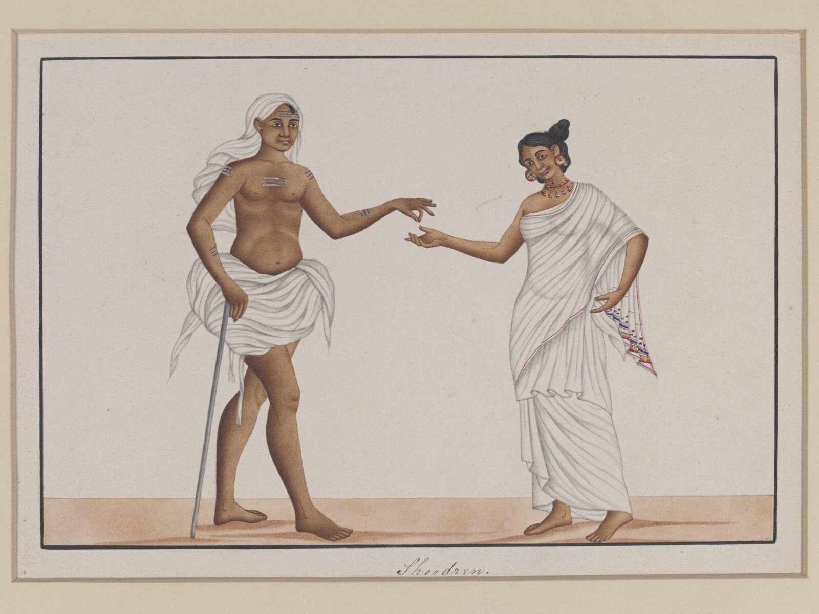 A low caste couple, ca. 1830