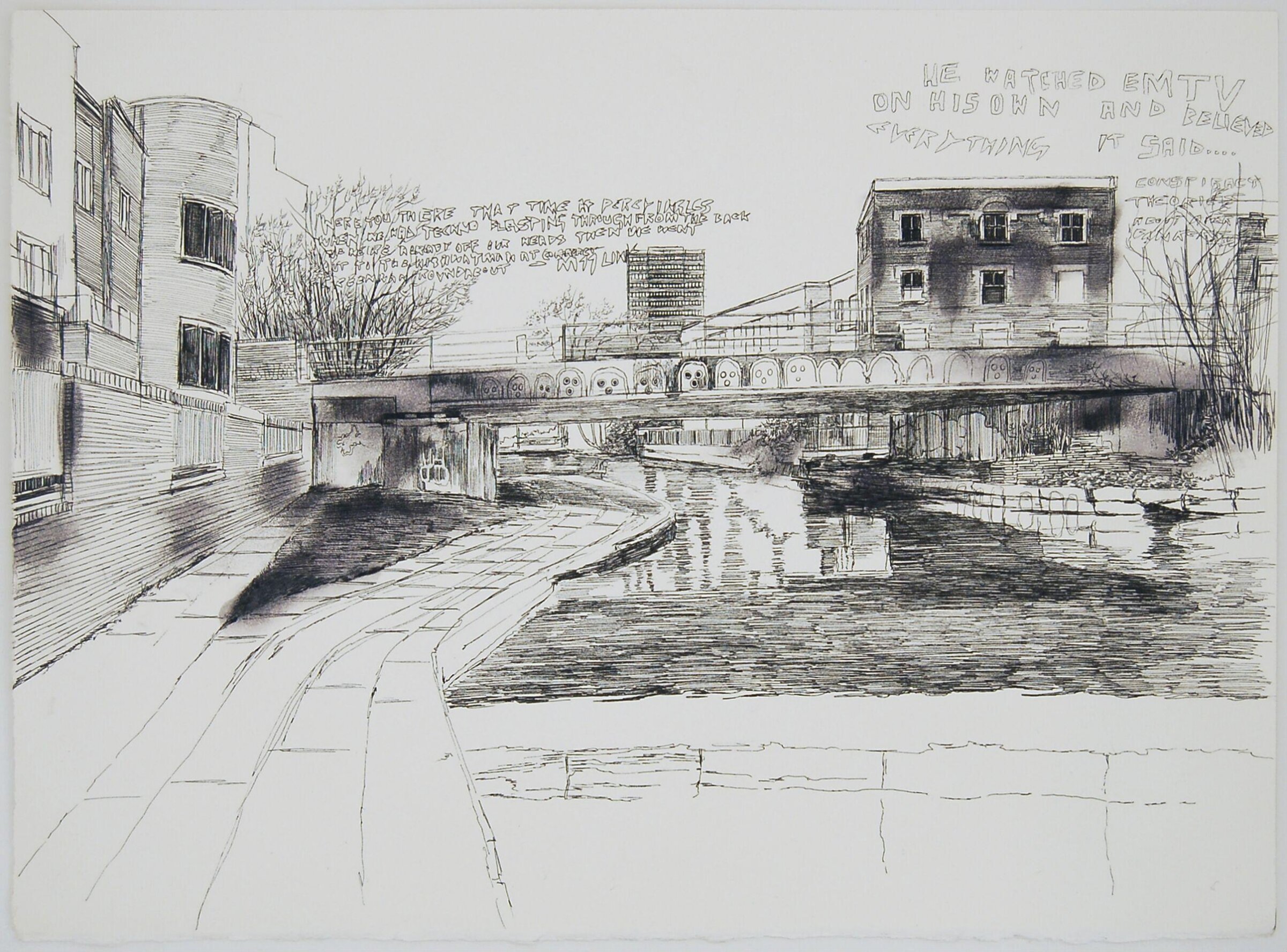 Untitled ('Kodes & Kopies' series), Laura Oldfield Ford, 2008-2009