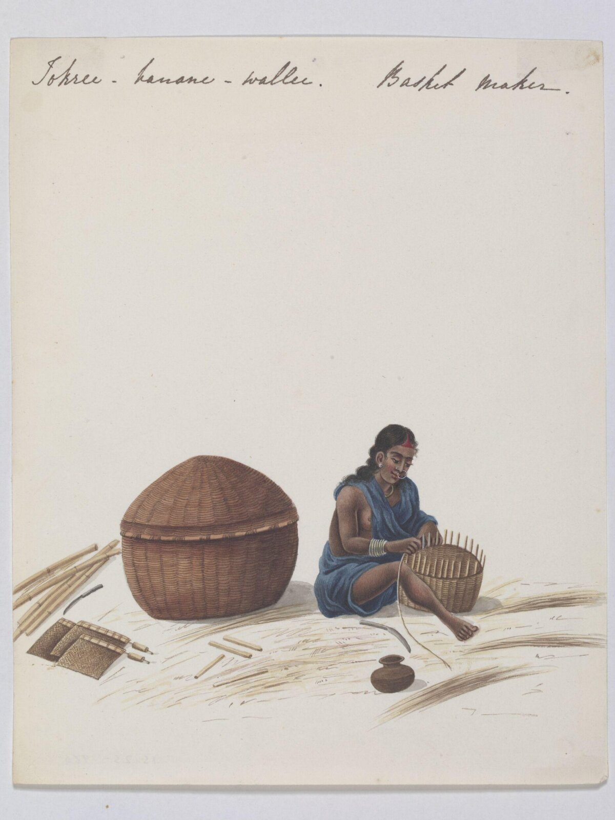 Basket maker, ca. 1826