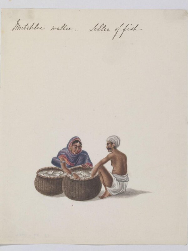 A woman fish-seller