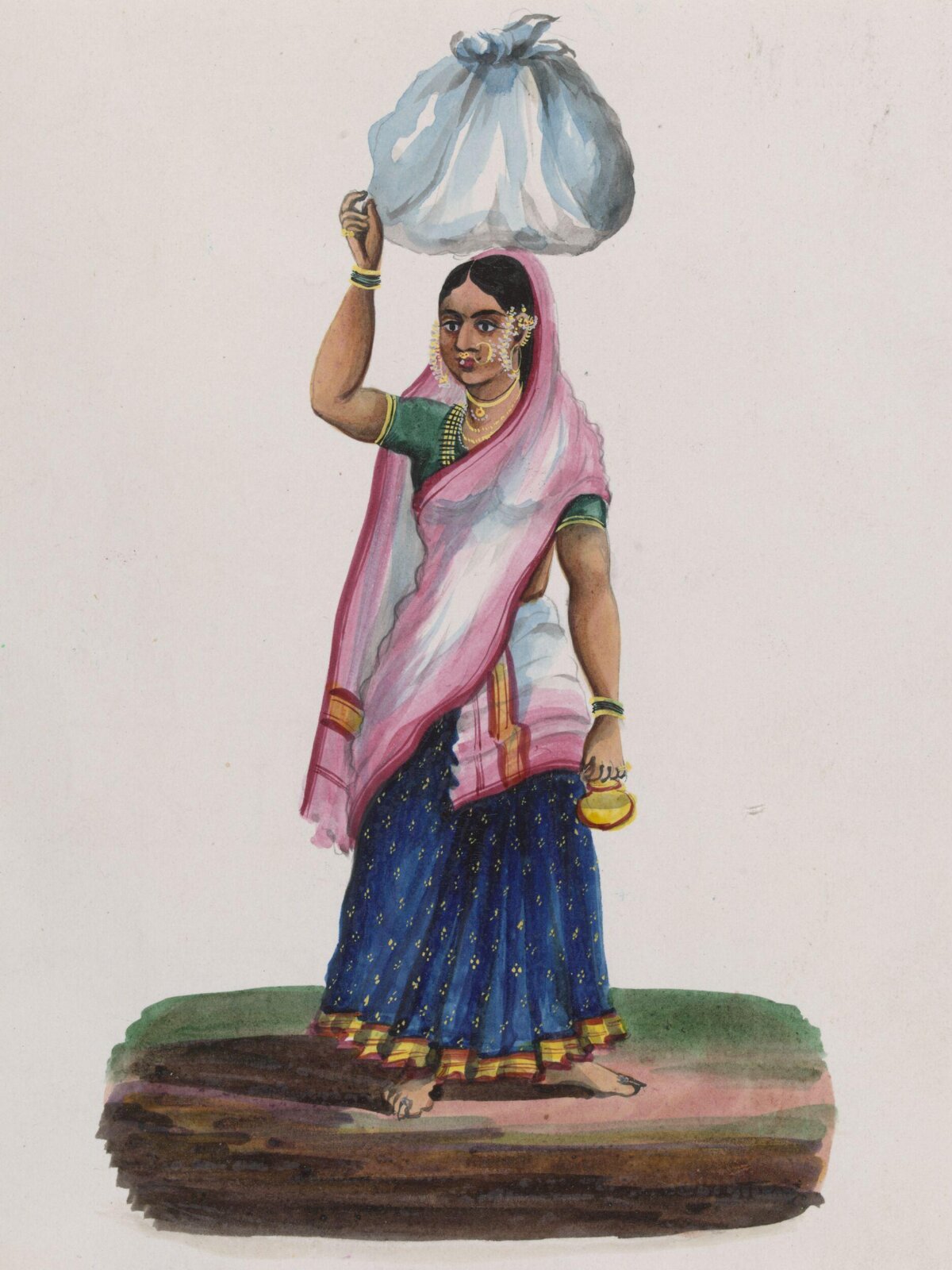 A washerman's wife, ca. 1870
