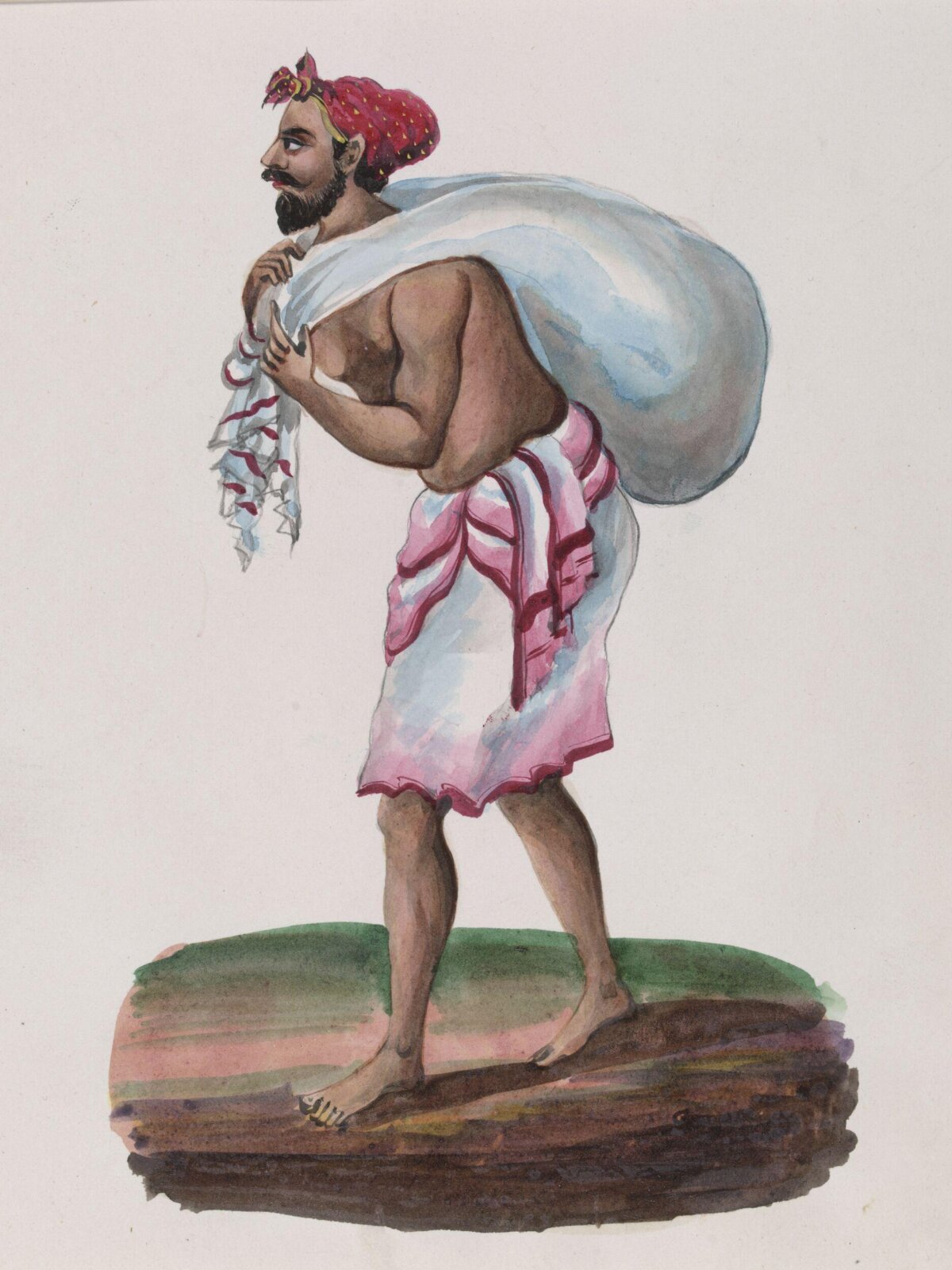 A Washerman, ca. 1870