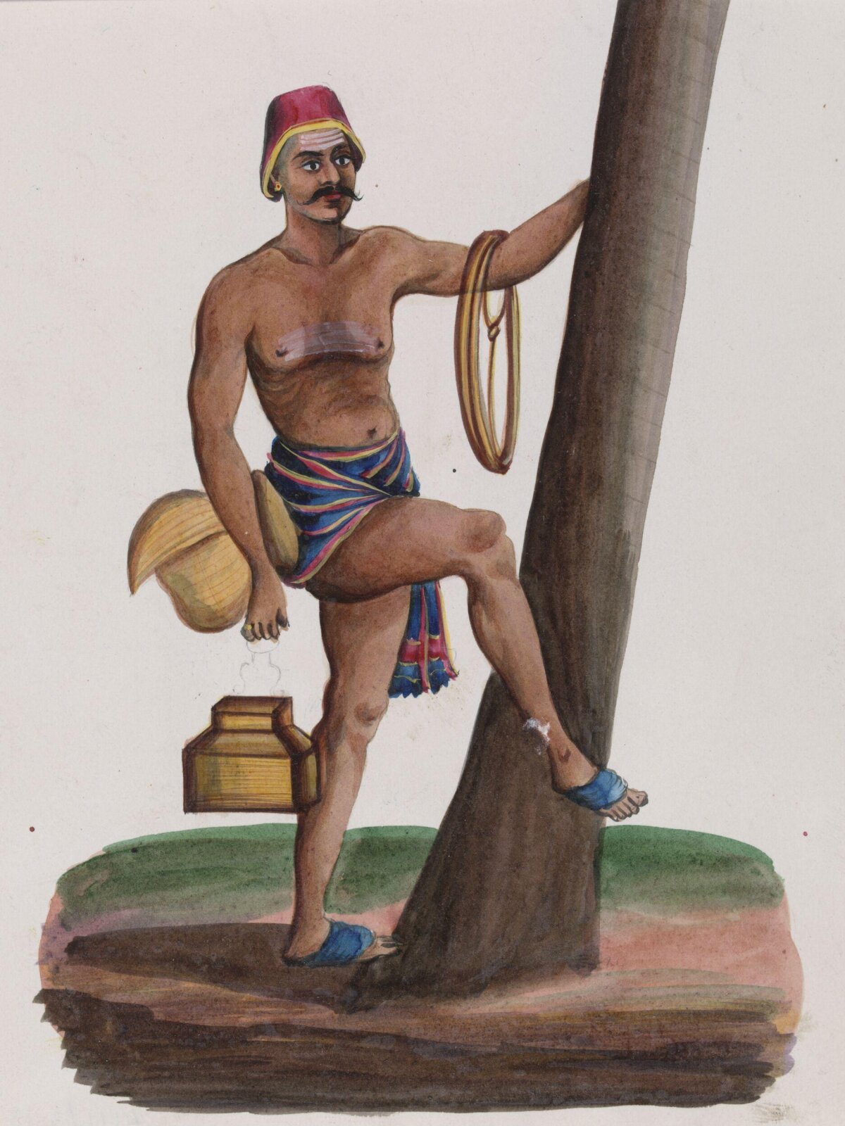 A toddy-tapper, ca. 1870