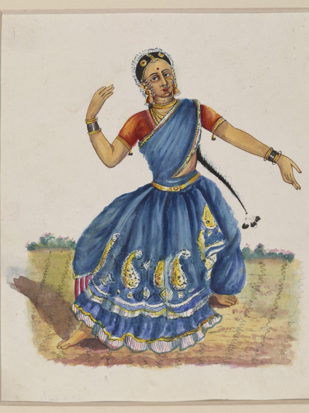 A dancing girl, ca. 1860 - ca. 1870