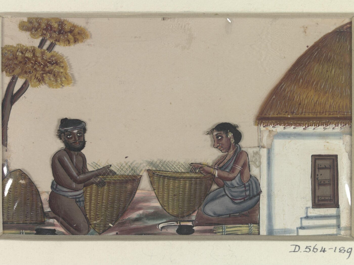 Unknown, One of twenty-two paintings depicting occupations, methods of transport and local monuments.