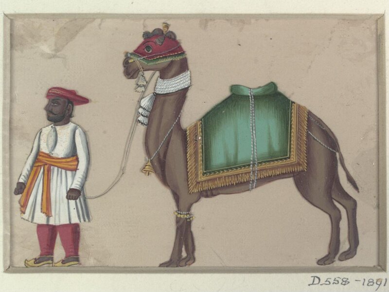 One of twenty-two paintings depicting occupations, methods of transport and local monuments.
