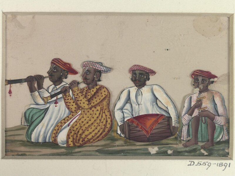 One of twenty-two paintings depicting occupations, methods of transport and local monuments.