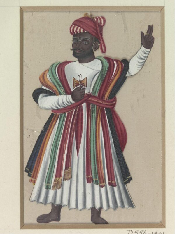 One of twenty-two paintings depicting occupations, methods of transport and local monuments.