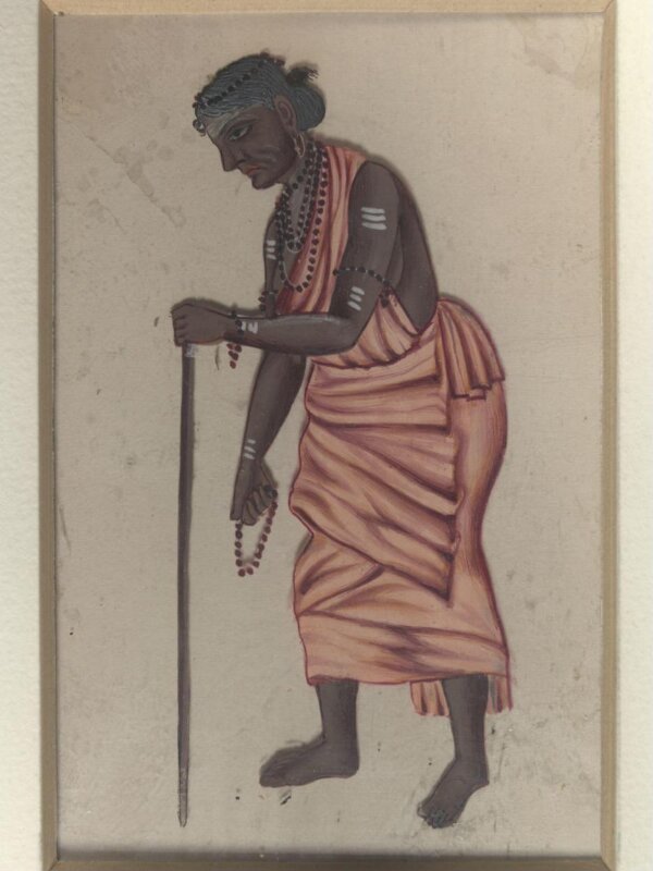 One of twenty-two paintings depicting occupations, methods of transport and local monuments.