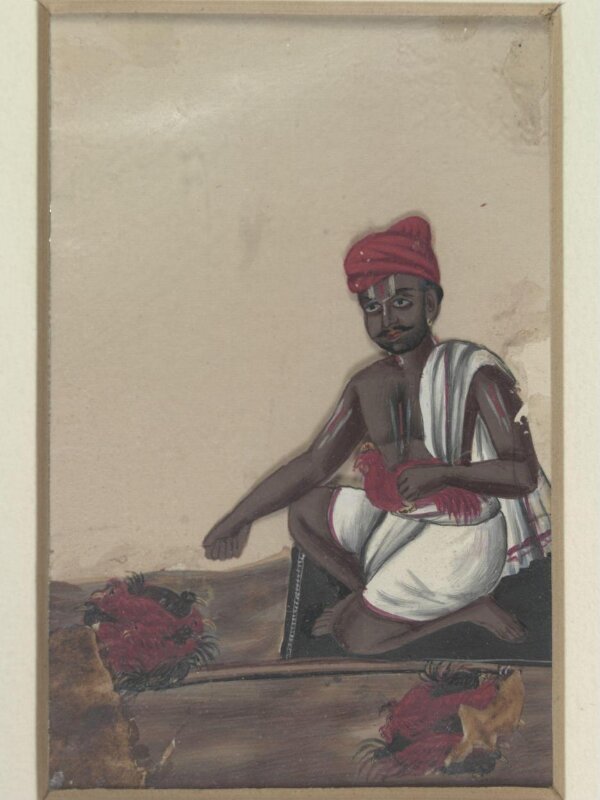 One of twenty-two paintings depicting occupations, methods of transport and local monuments.
