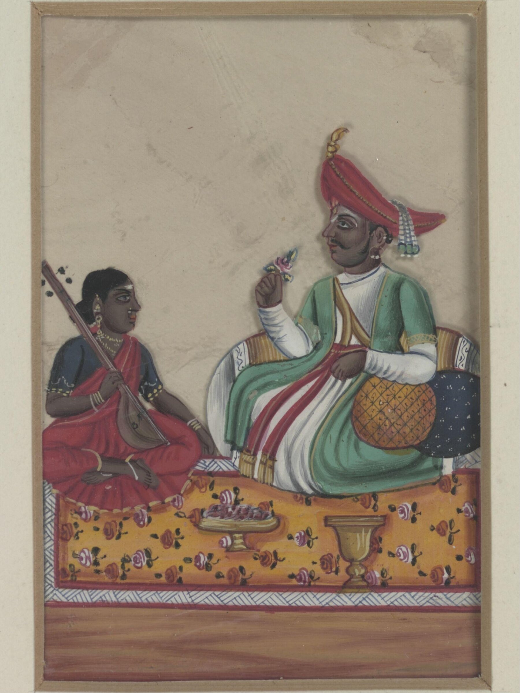 One of twenty-two paintings depicting occupations, methods of transport and local monuments., ca. 1850
