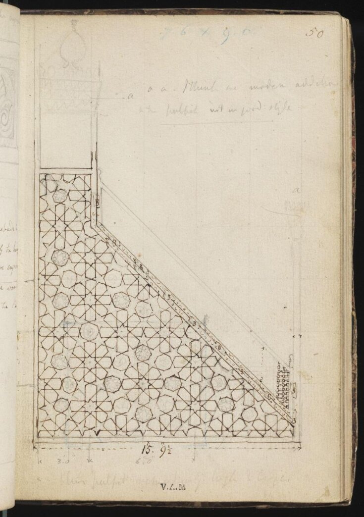 The geometric pattern of the minbar of Mamluk Sultan Lajin in the mosque of Ahmad Ibn Tulun, Cairo top image