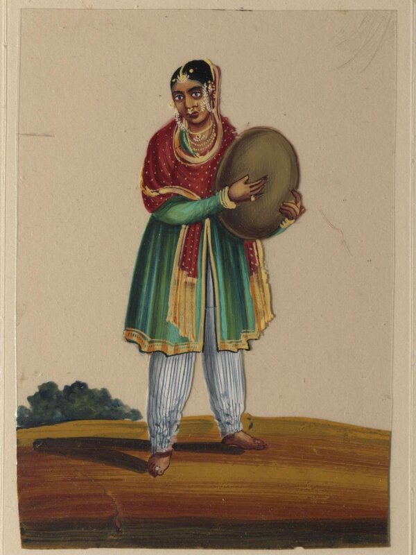 One of twelve paintings depicting occupations.