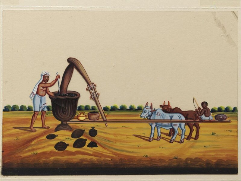 One of ten paintings of occupations and one of buildings.