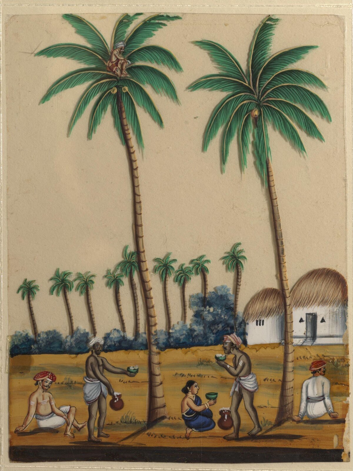 A toddy-tapper, ca. 1860