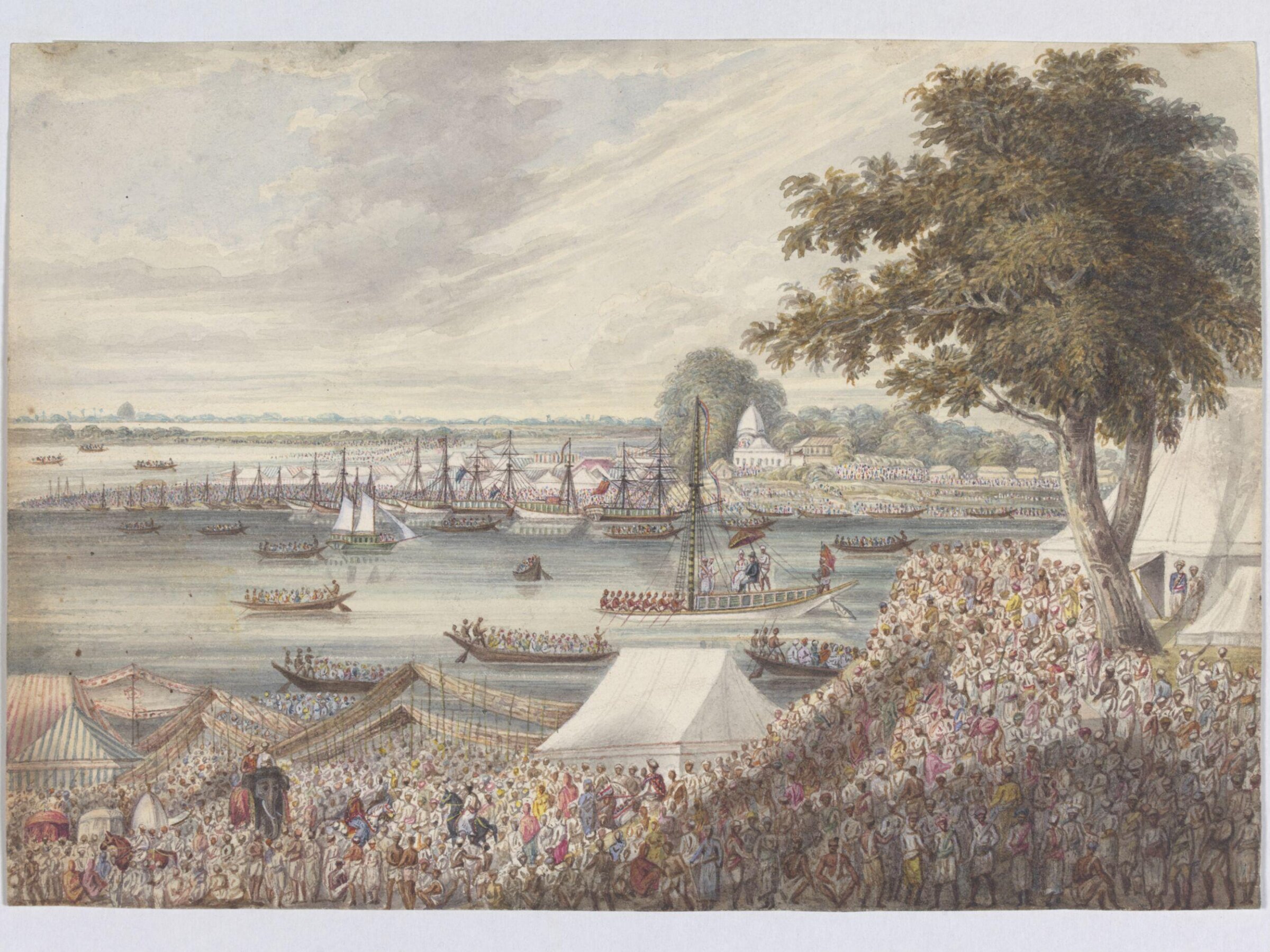 The Harihar Kshetra festival, Sewak Ram, ca. 1826