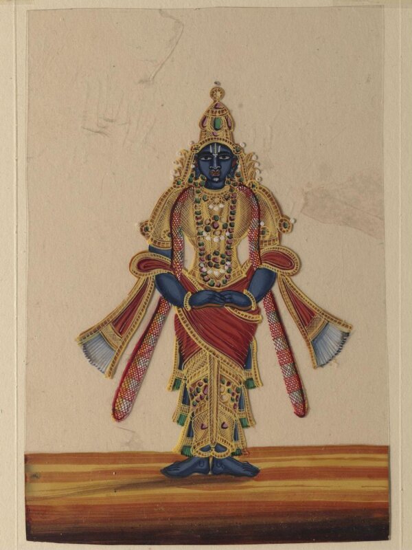 One of twelve paintings of Hindu deities.