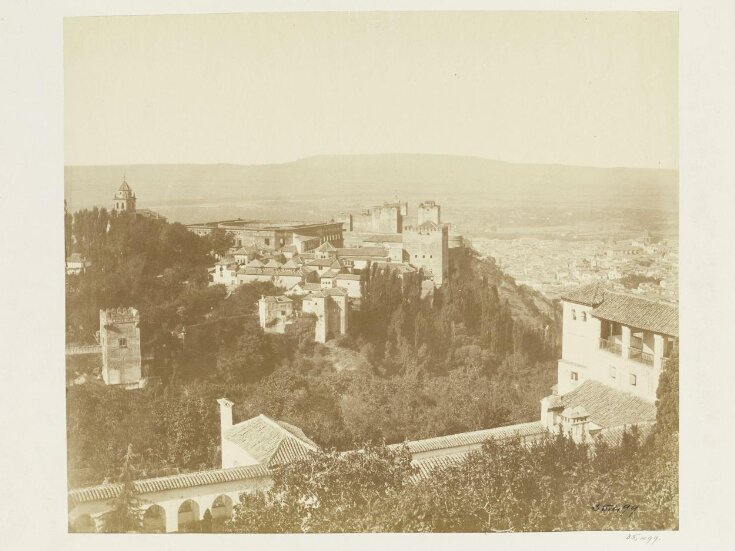 View of the Alhambra from the high terrace of the Generalife top image