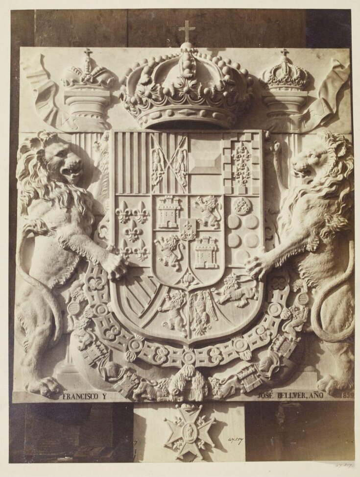 The Royal Arms of Spain, probably those of Charles III top image