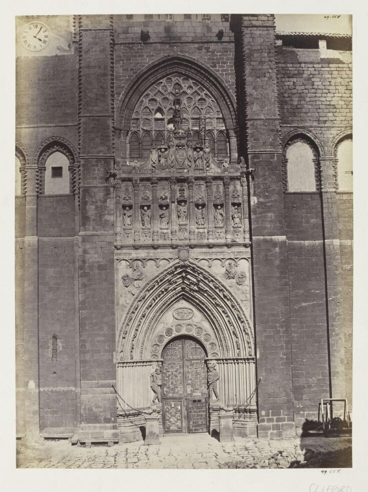 Western Facade, Doorway, Cathedral, Avila, Spain top image
