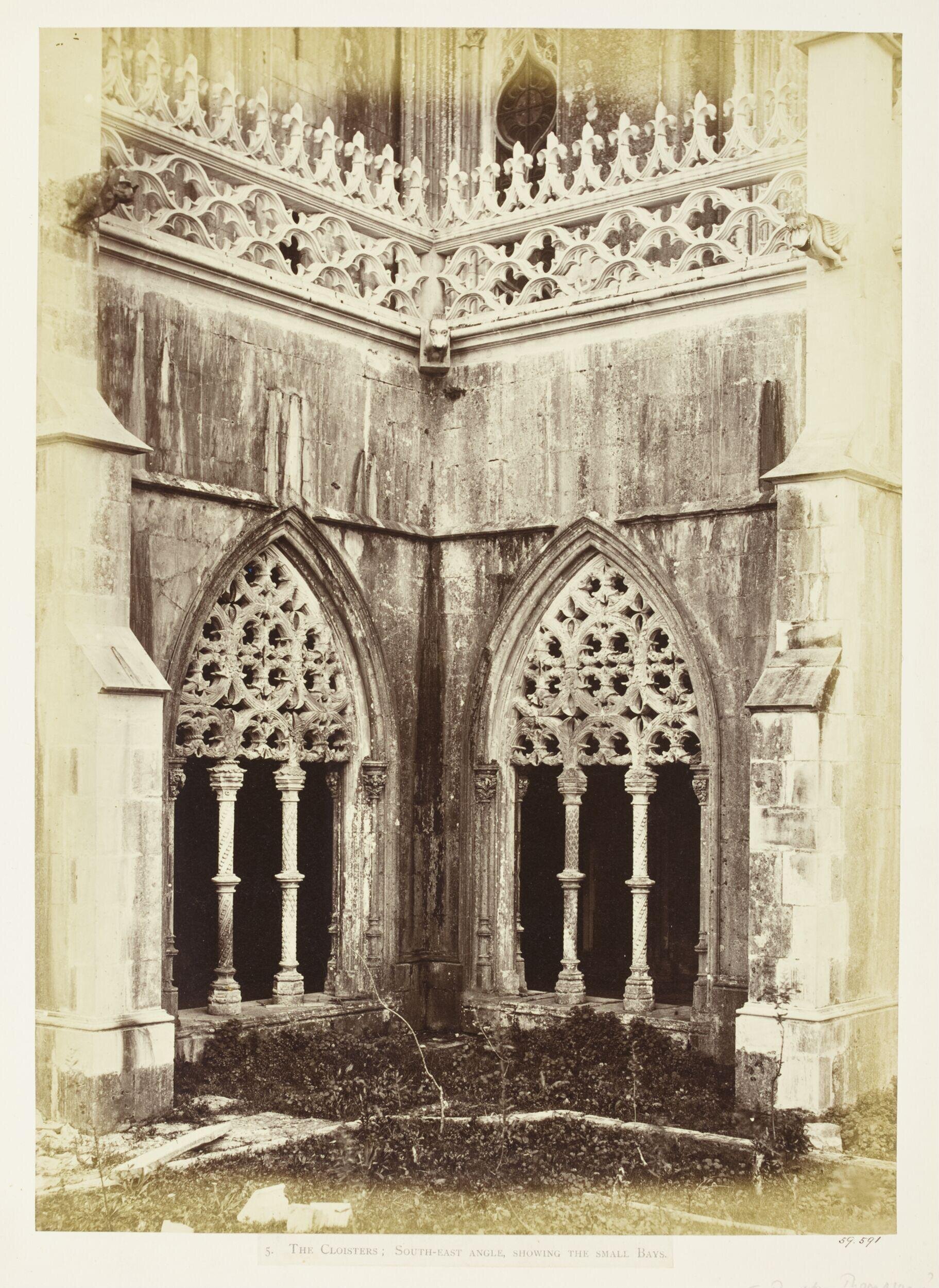 The Cloisters, Southeast angle showing the small Bays