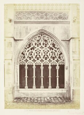 Tracery in an Archway of the Cloisters