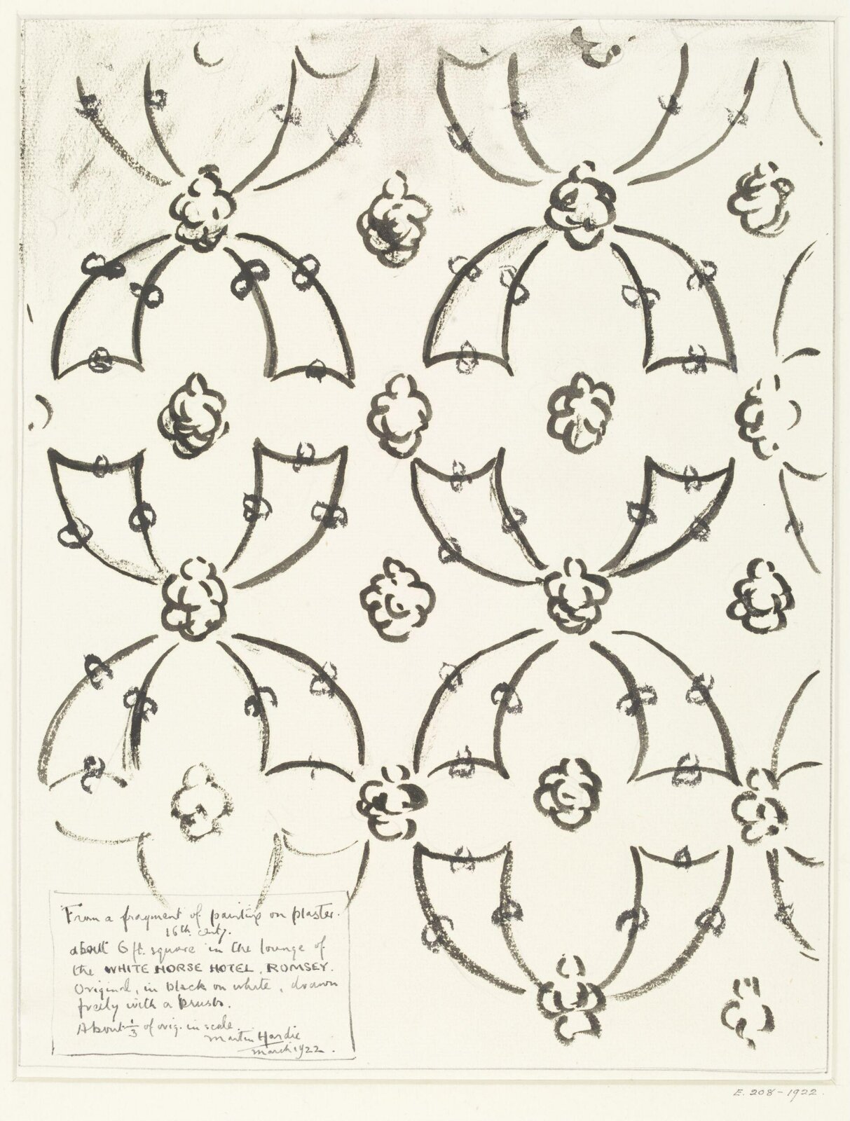 Drawing, Martin Hardie, 1922