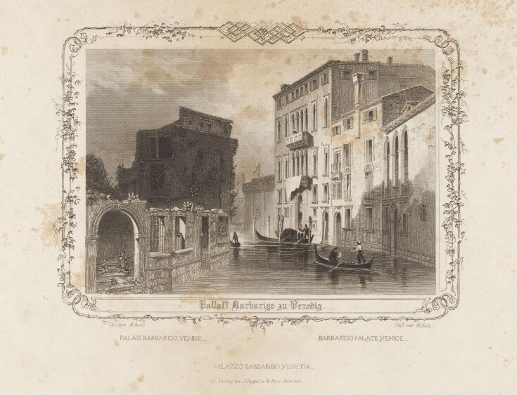 Gallerie europäischer Städte, Nach der Natur gezeichnet, gestochen und herausgeben von J. G. F. Poppel und M. Kurz, Munich, 1845 top image