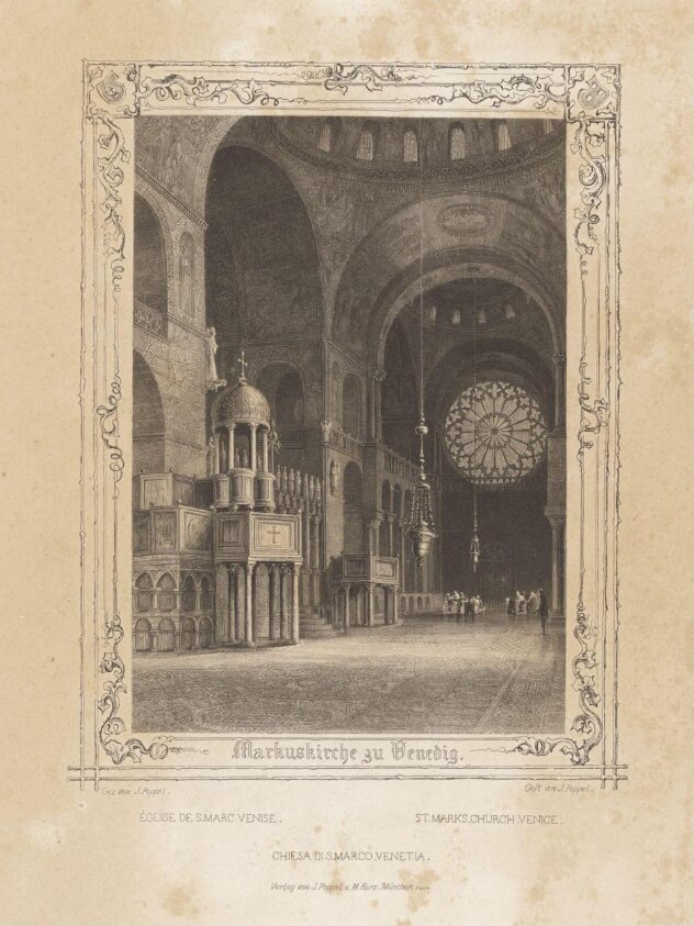 Gallerie europäischer Städte, Nach der Natur gezeichnet, gestochen und herausgeben von J. G. F. Poppel und M. Kurz, Muni by Johann Poppel