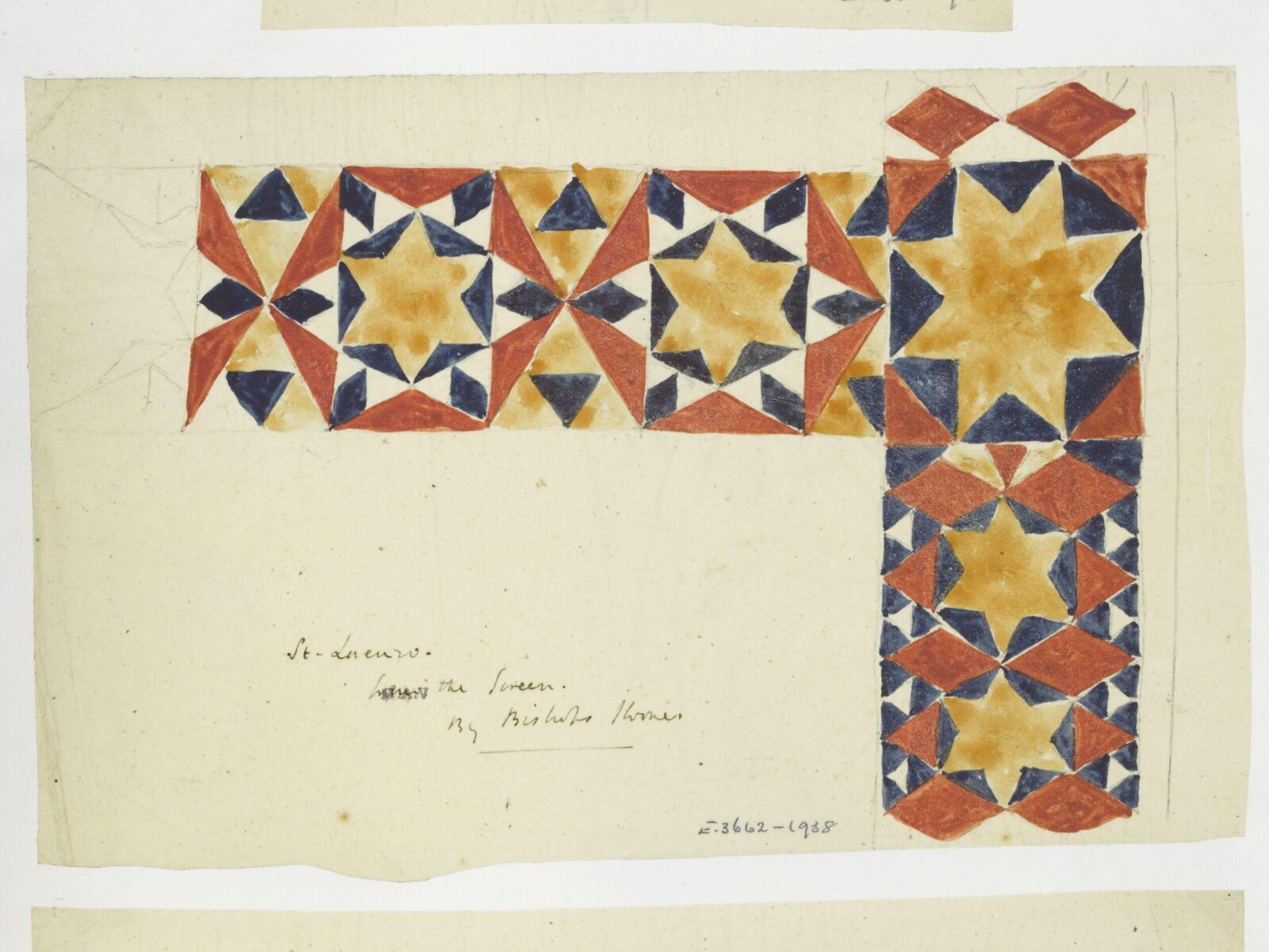 Watercolour drawing, James William Wild, 1840s