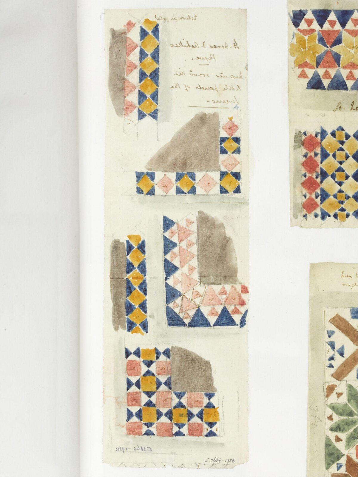 Watercolour drawing, James William Wild, 1840s