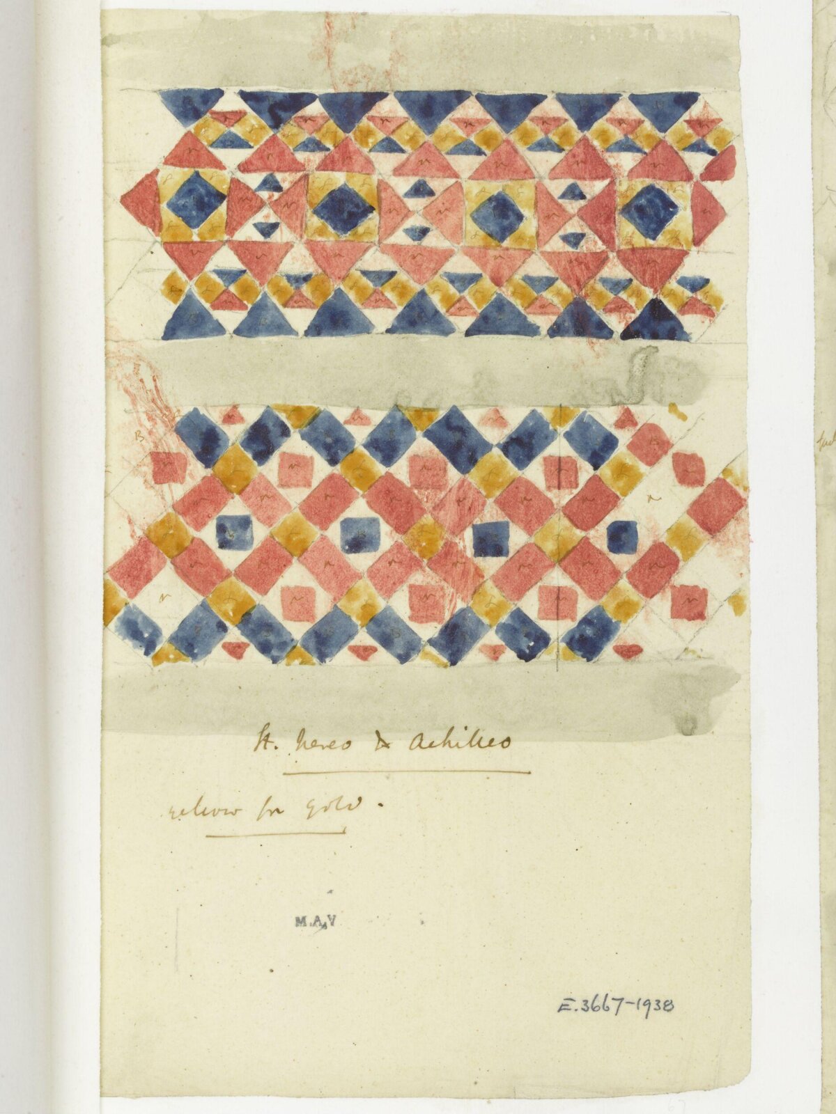Watercolour drawing, James William Wild, 1840s