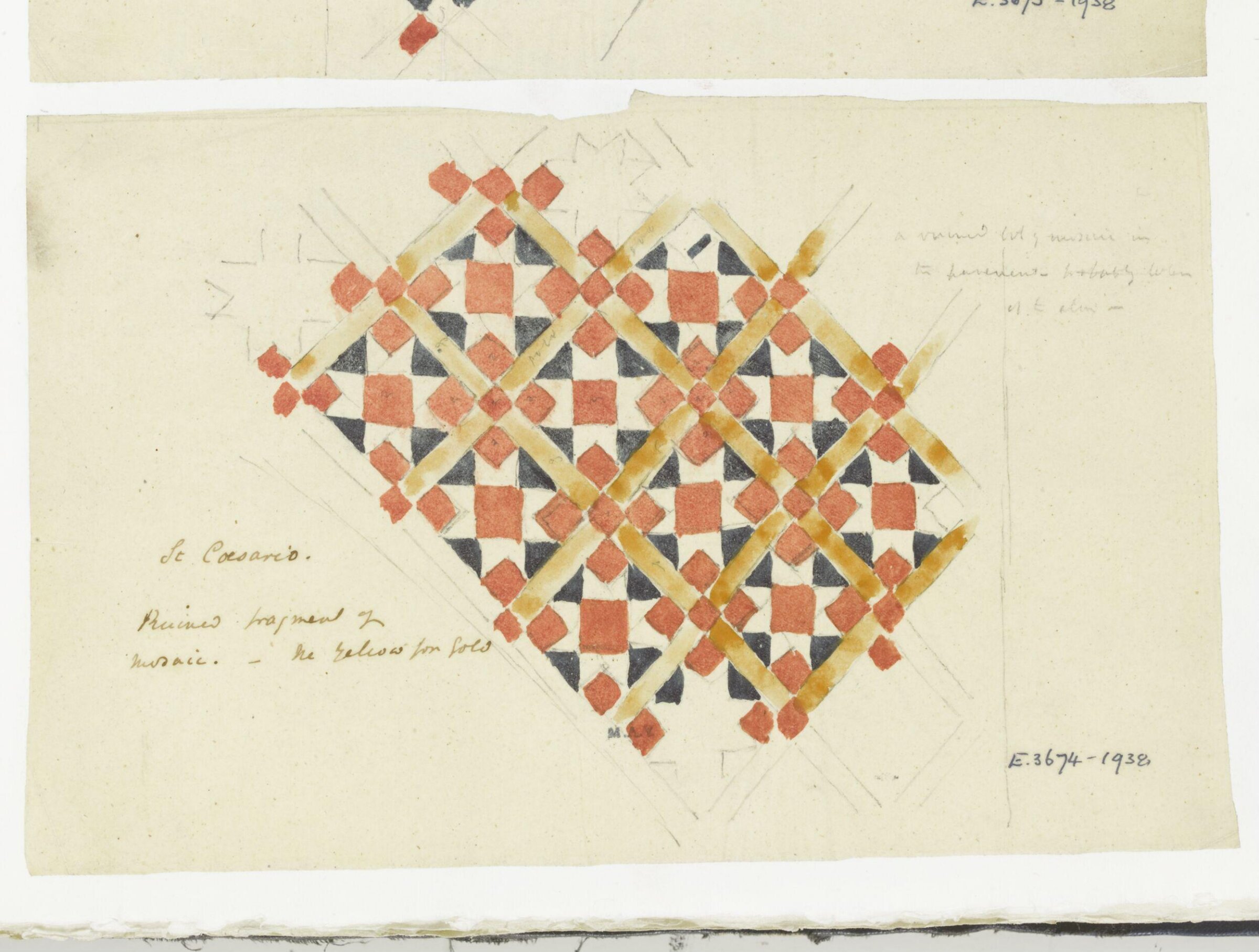 Watercolour drawing, James William Wild, 1840s