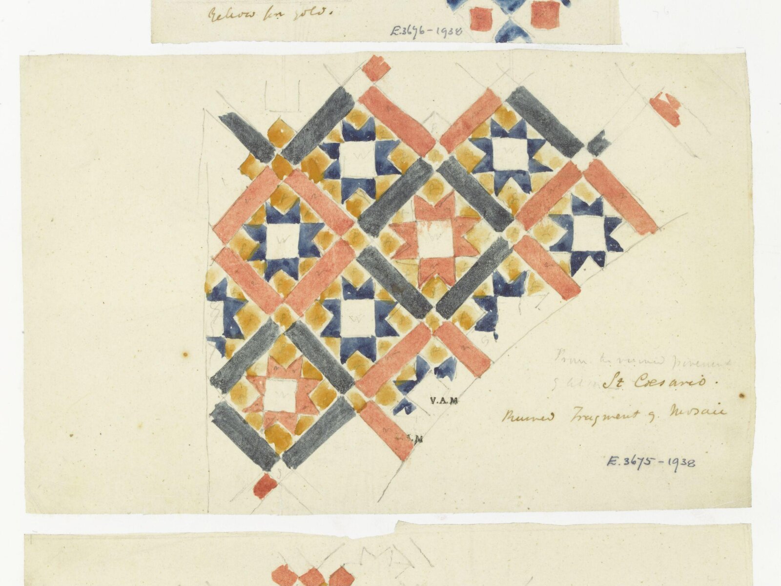 Watercolour drawing, James William Wild, 1840s