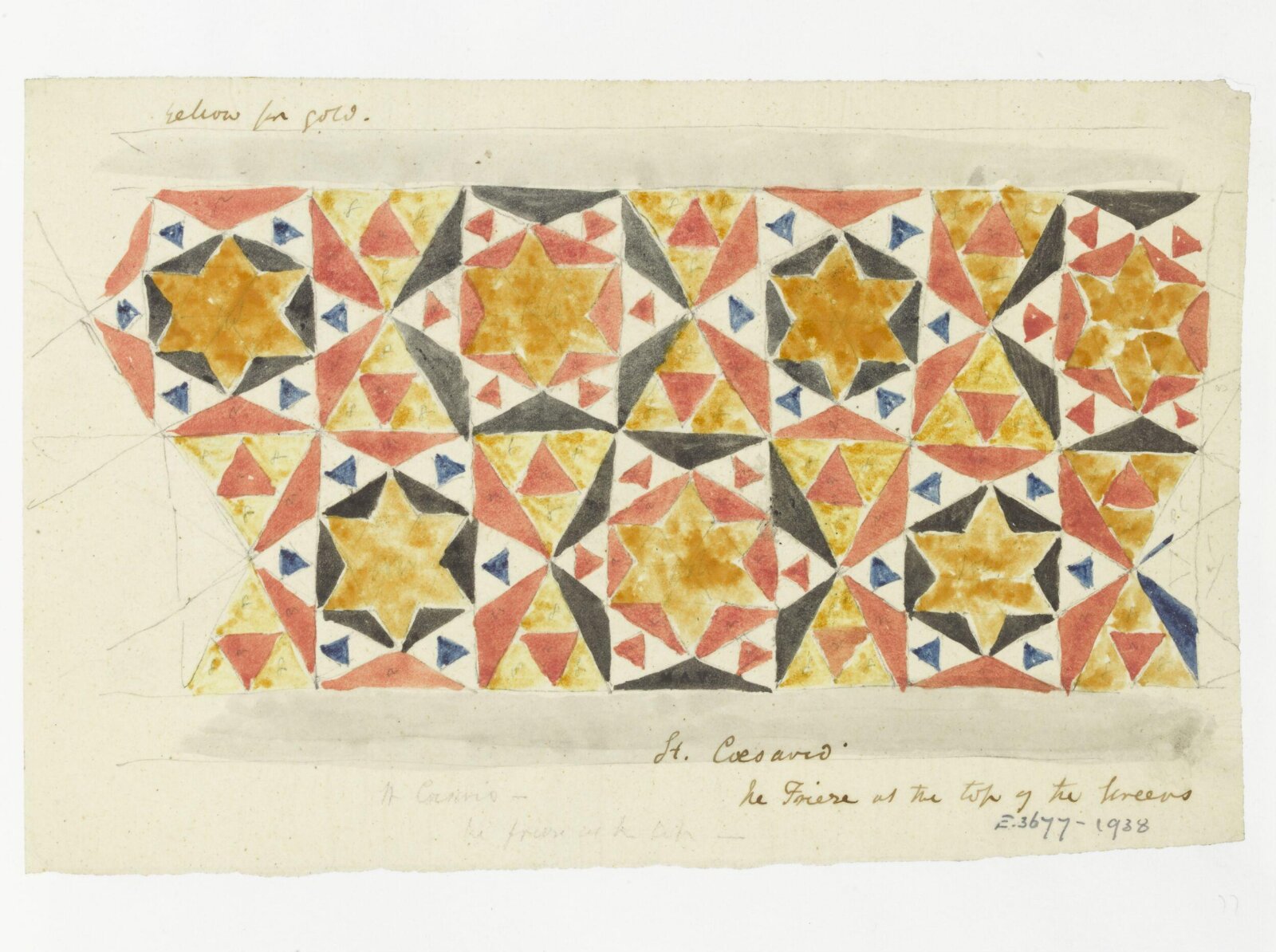 Watercolour drawing, James William Wild, 1840s