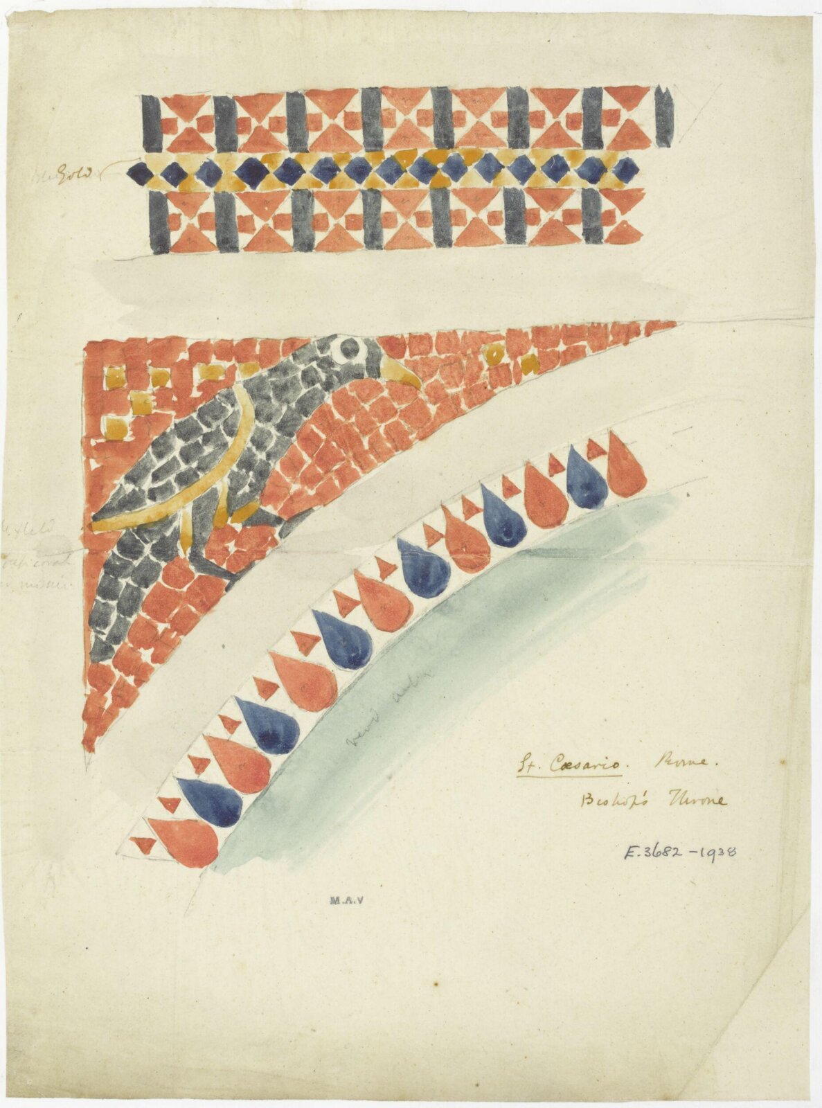 Watercolour drawing, James William Wild, 1840s