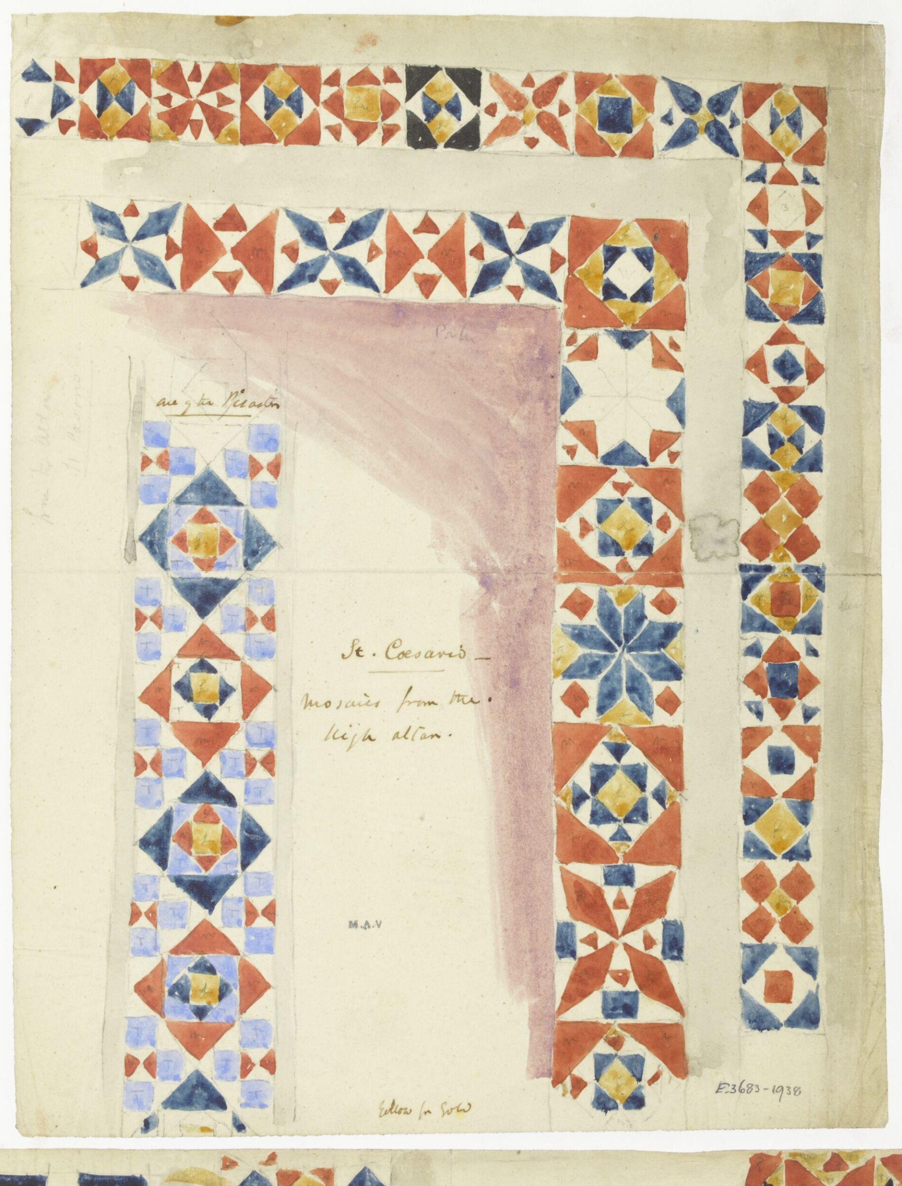 Watercolour drawing, James William Wild, 1840s