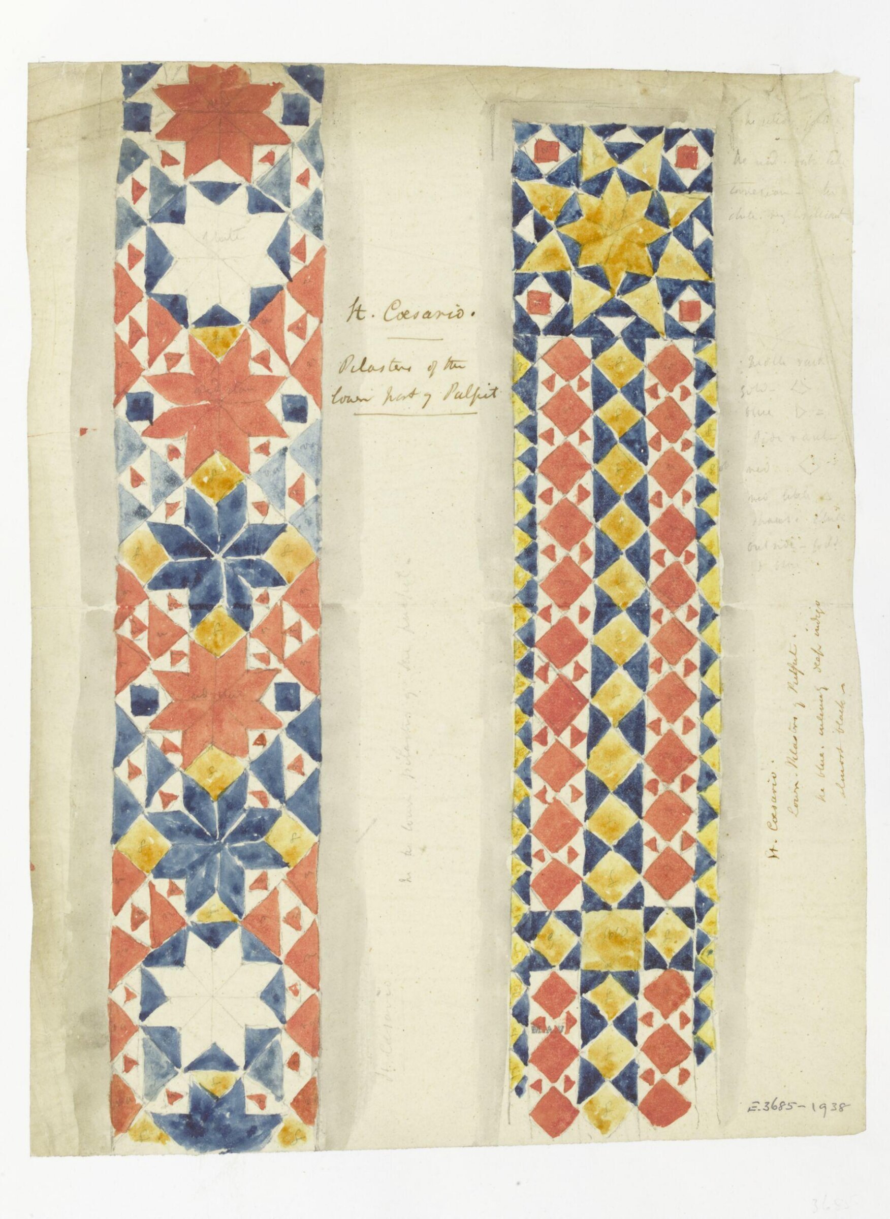 Watercolour drawing, James William Wild, 1840s