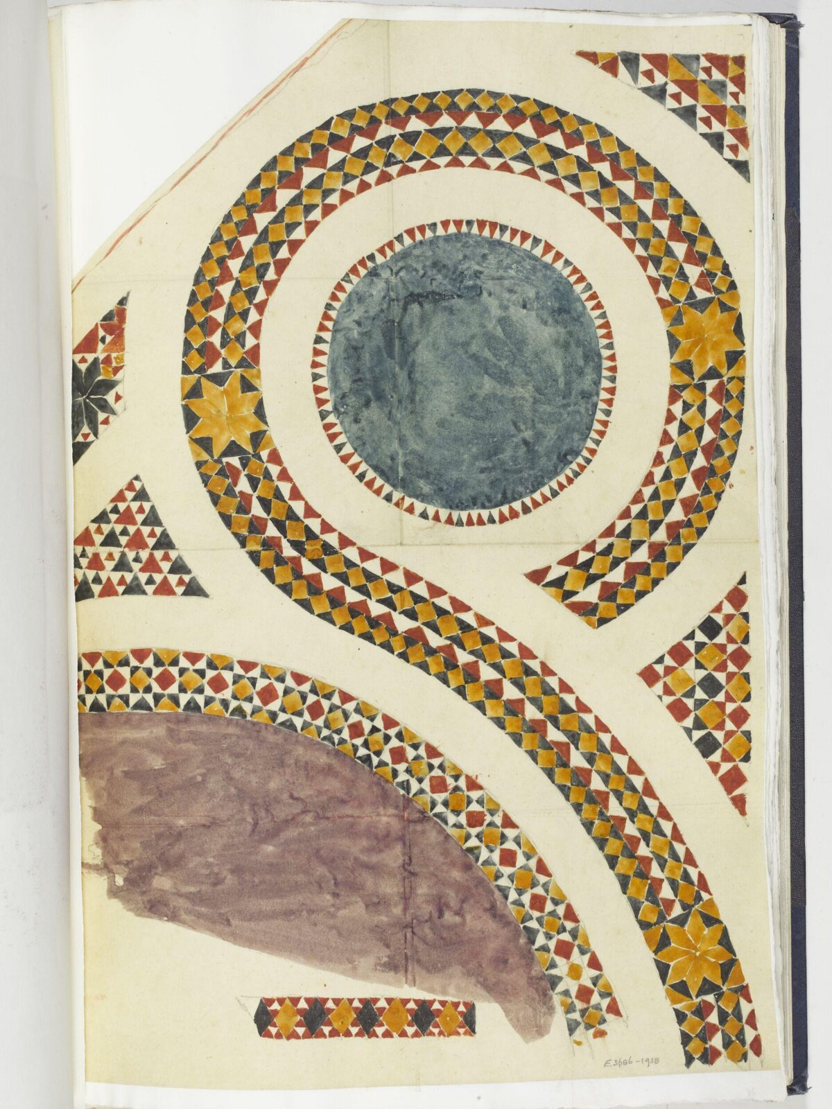Watercolour drawing, James William Wild, 1840s