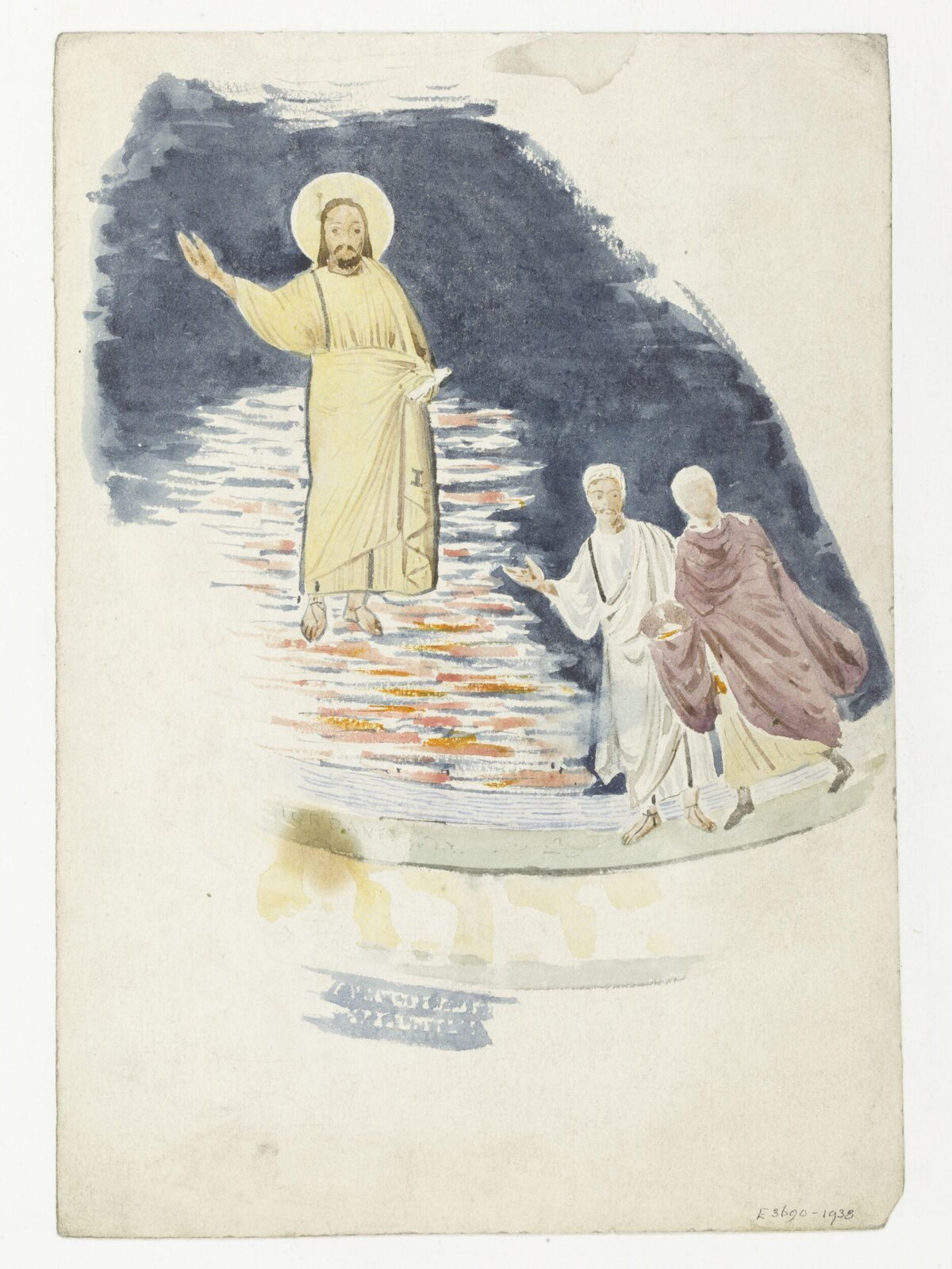 Watercolour drawing, James William Wild, 1840s