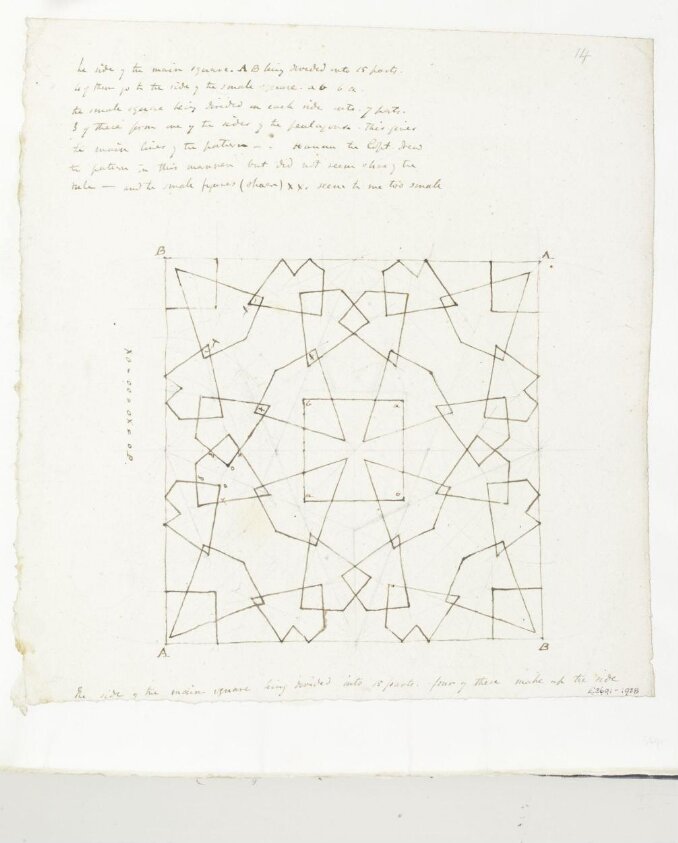 Diagram — James William Wild — 1842-1847