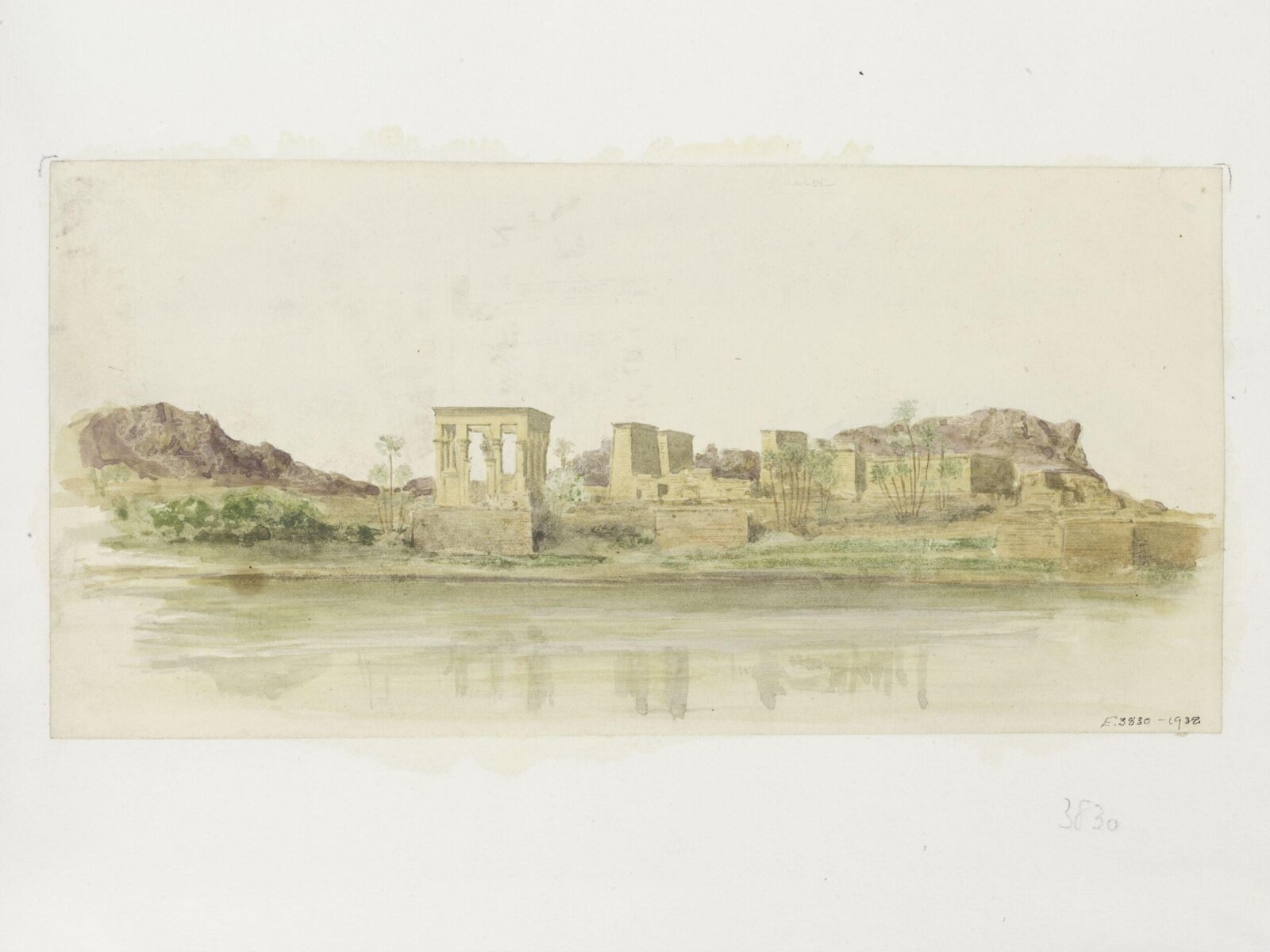 Philae Temple, Aswan, James William Wild, 1842-1847