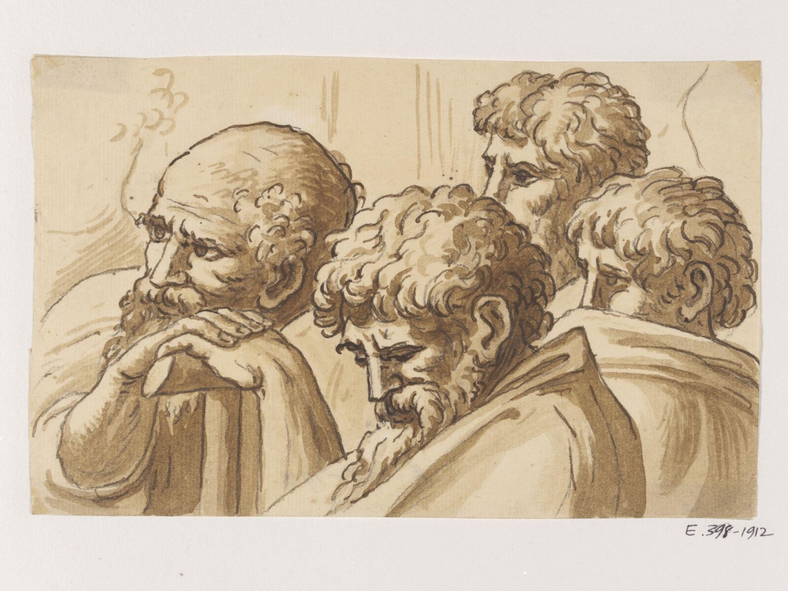Raphael Cartoons, James Thornhill, 1729-1731