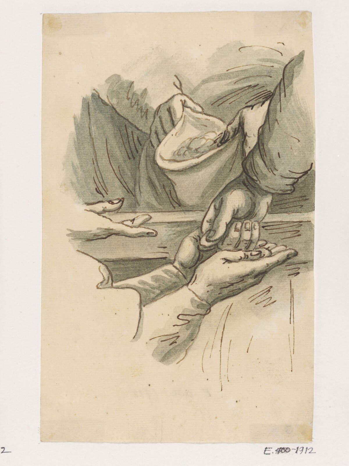Raphael Cartoons, James Thornhill, 1729-1731