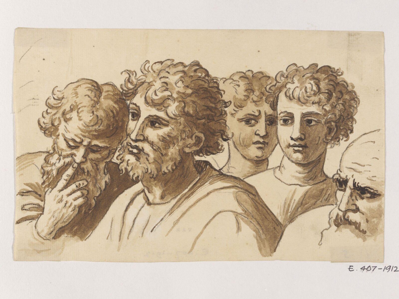 Raphael Cartoons, James Thornhill, 1729-1731