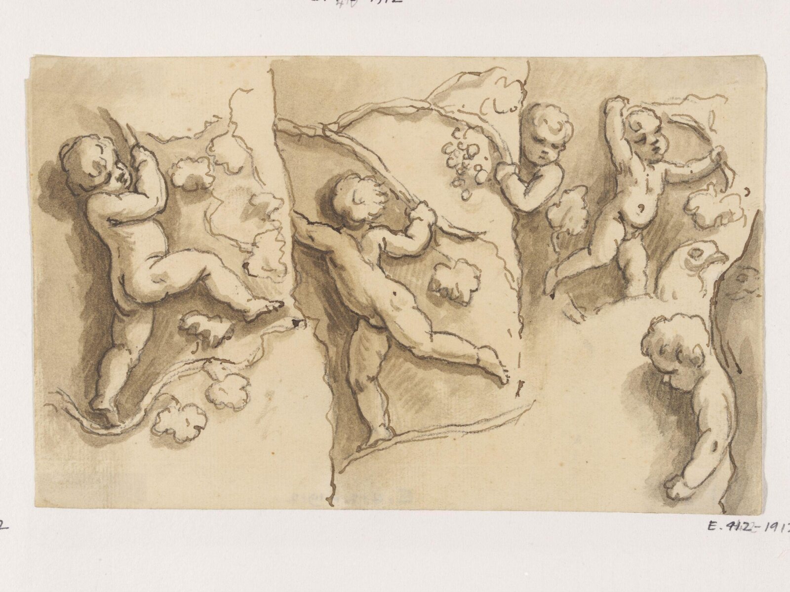 Raphael Cartoons, James Thornhill, 1729-1731