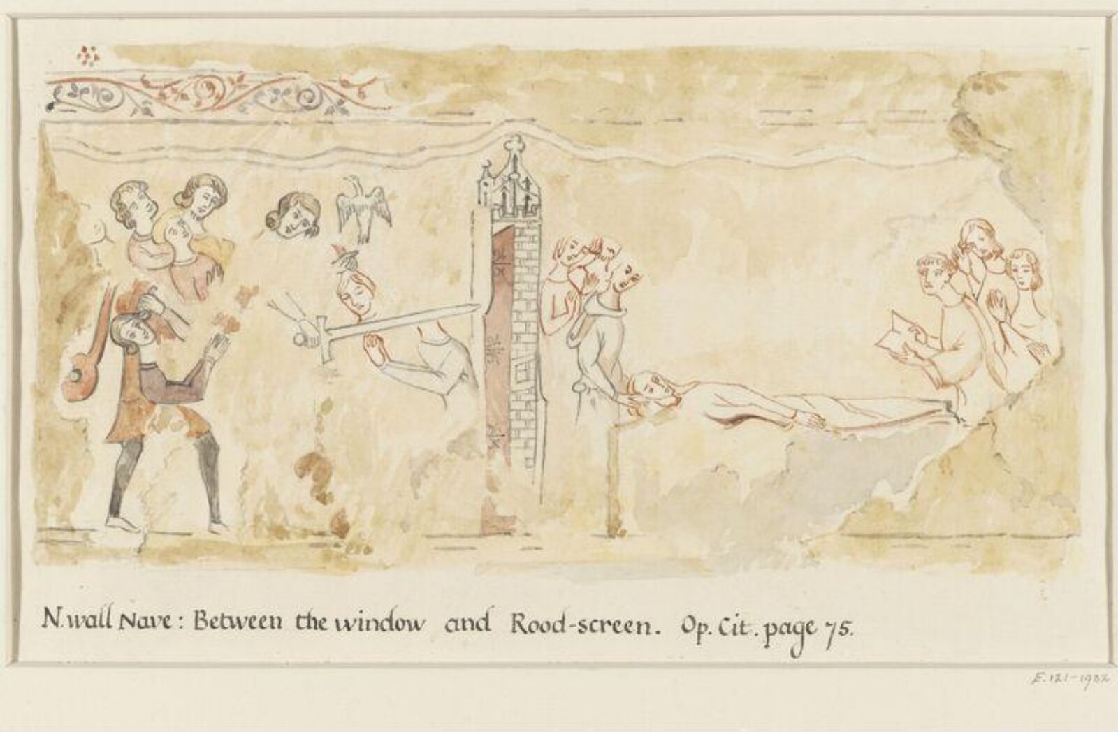 Drawing, Monica Bardswell, 20th century