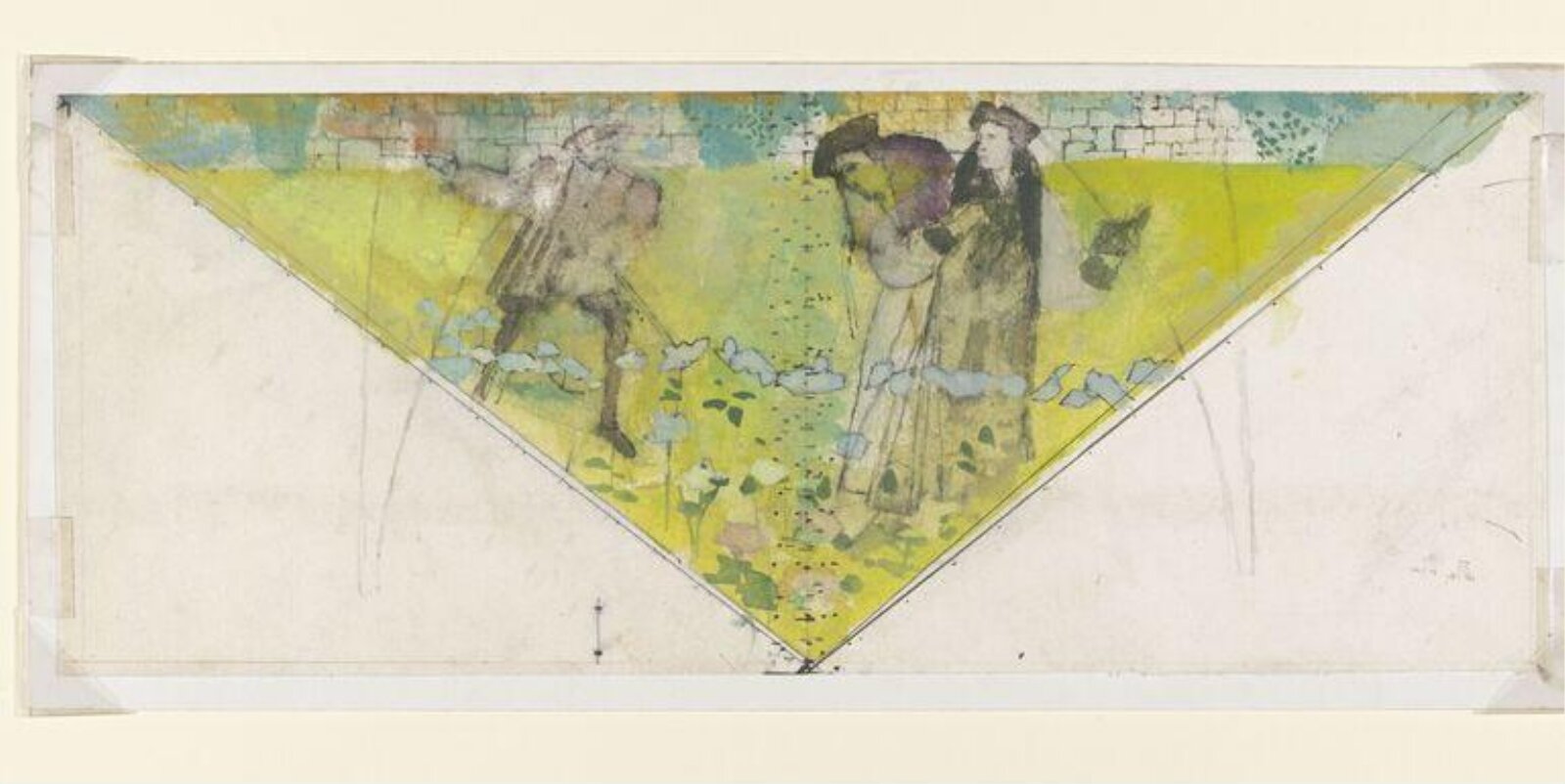 Drawing, Leonard Rosoman, 1989