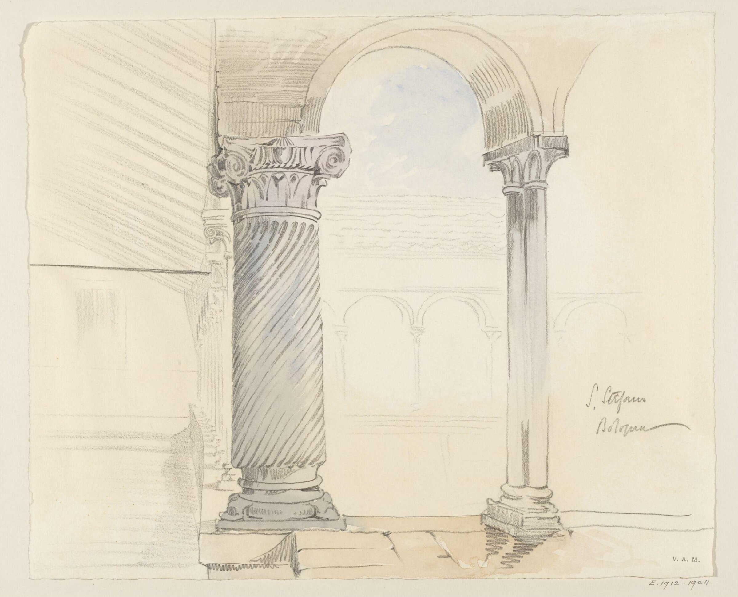 Drawing, Reginald Barratt, 1883-1885