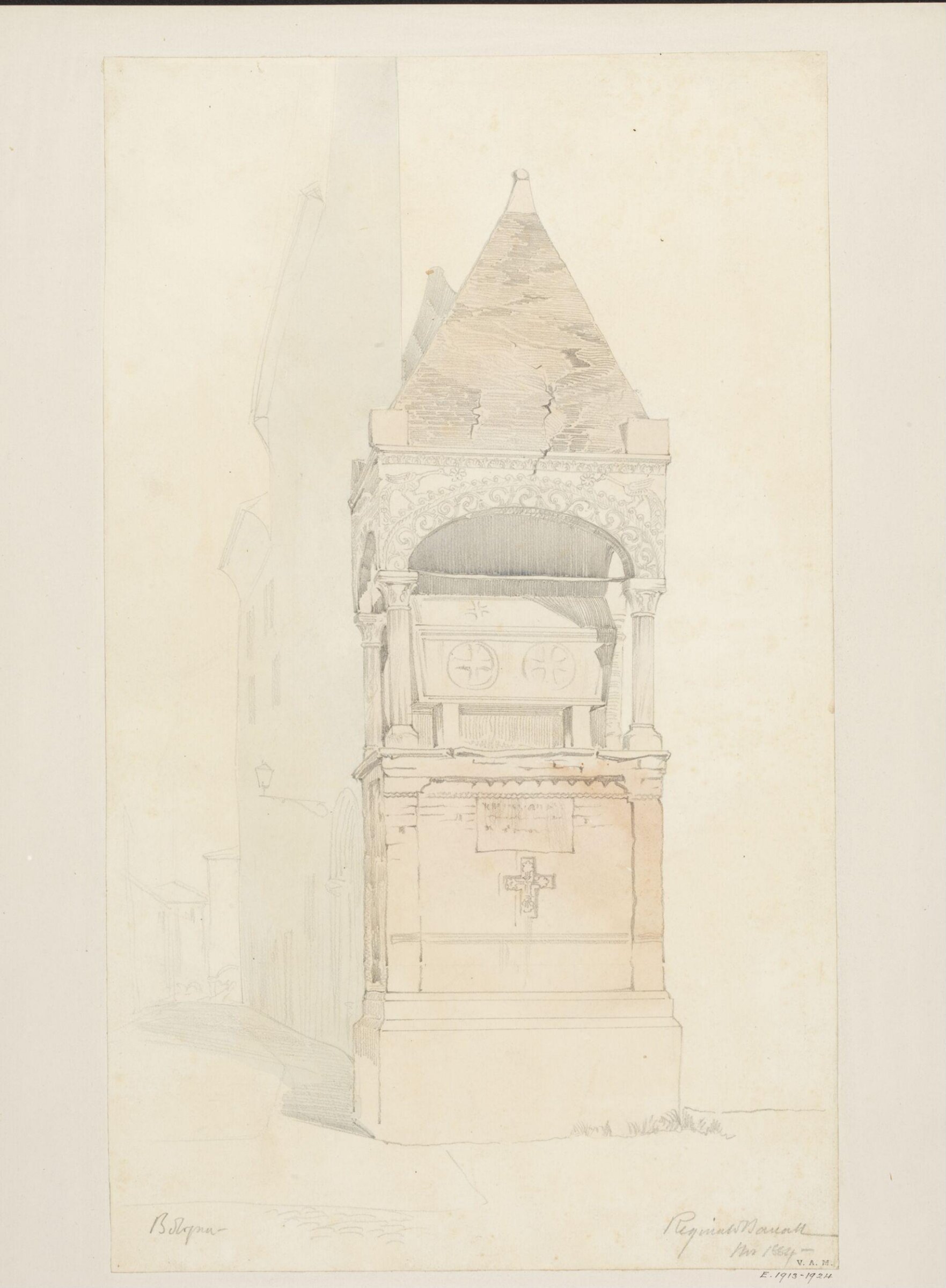 Drawing, Reginald Barratt, 1884